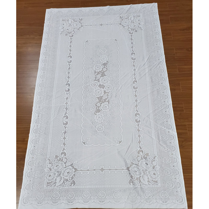 Nappe Lace (52 x 70 po) - Blanc, L 90 po x l 60 po