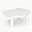 Table basse de 40 po en bois avec 4 pieds ronds, petite table basse mignonne, table centrale irrégulière unique pour le salon,-1791605535