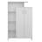 Modern Multi-Purpose Cabinet, White, 35.4 x 55.1 x 11.6 inches | 100% Melamine Coated Particle Board, Thickness: 0.7 inches | Numerous Shelves, Wall-Mountable | Stylish & Functional Storage Solution for Home & Office
