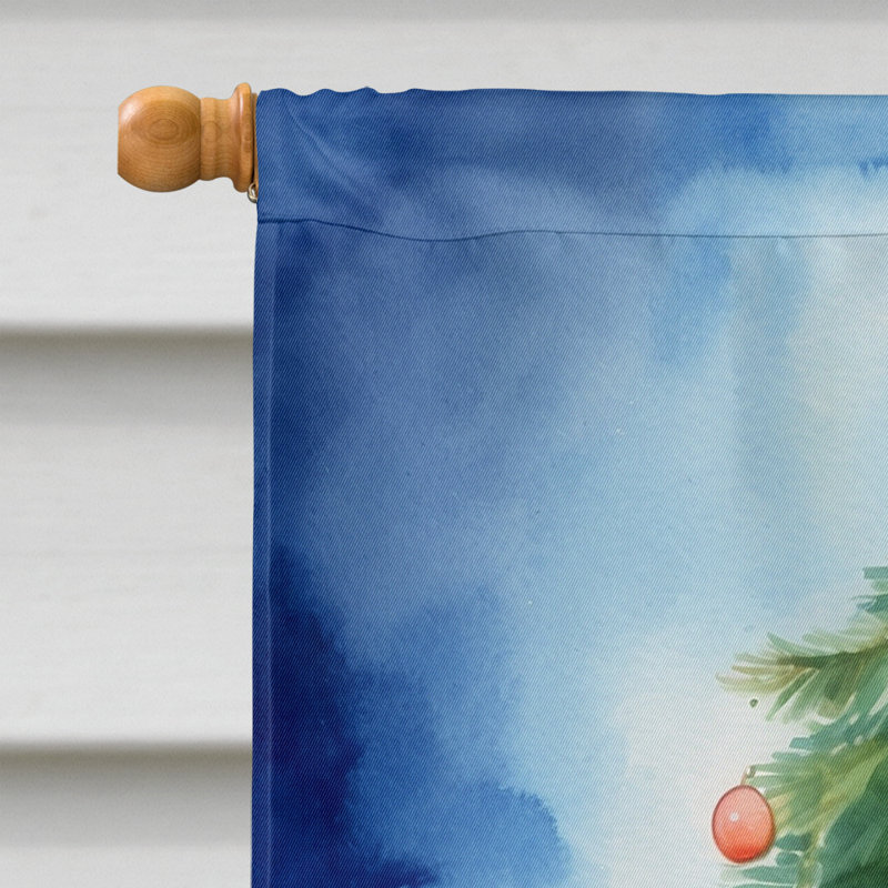 Christmas Reindeer House Flag, Beagle