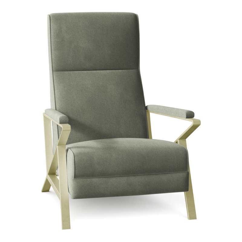 Infinity 28.25" Wide Manual Standard Recliner, Brushed Brass, 9953 Willow