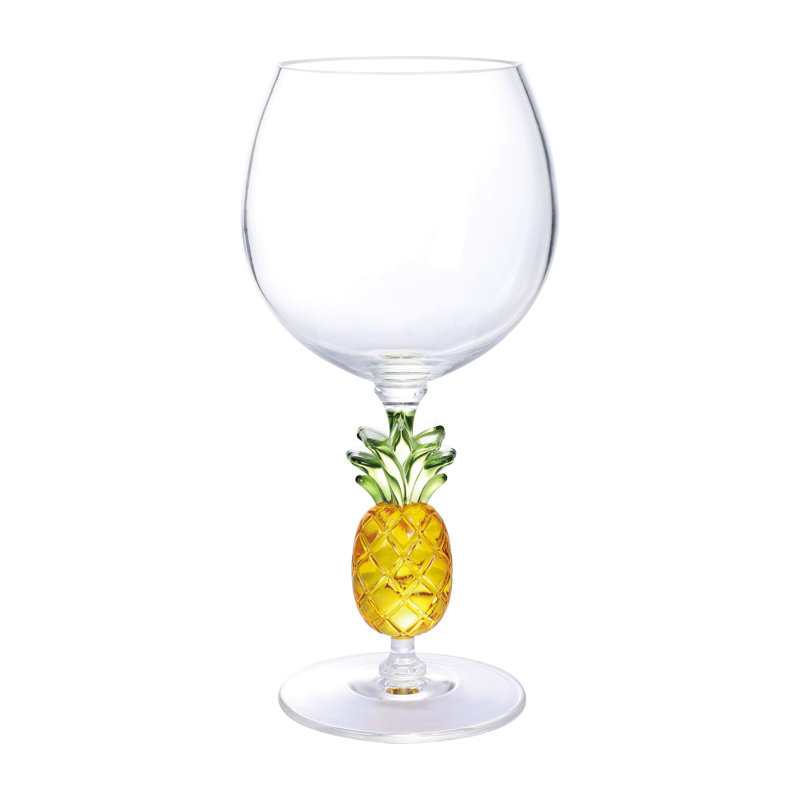 6-Piece Pineapple 18oz Wine Glass