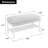 Upholstered Entryway Bench, Storage Shoe Bench With Shelf And Metal Legs-1737689491