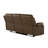 6026 Dark Brown Reclining Sofa