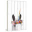 Couronne de licorne de Laron sur bois blanc-306629449