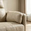 Fauteuil inclinable moderne en tissu beige
