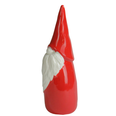 Décoration de Noël rouge et blanche Santa Gnome