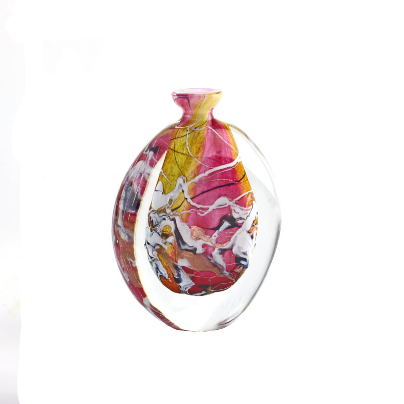Soleil European Art Glass Vase Orchidee