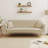 3-Position Backrest, Beige Velvet, Metal + Mid-Foot Frame, 1-Carton, Studio-Perfect-1183573990