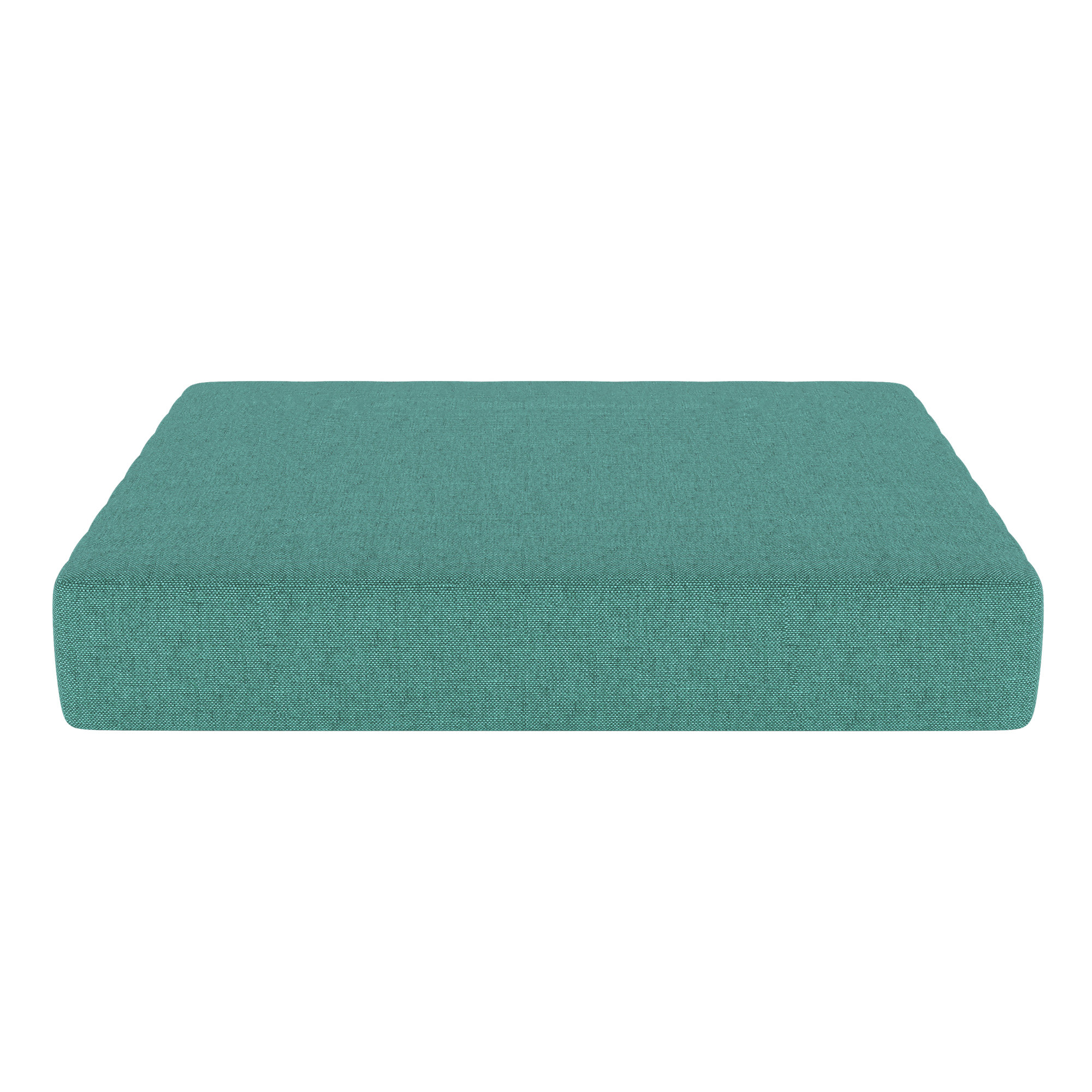 Sunbrella® Outdoor 3.5'' Ottoman Seat Cushion, Cast Breeze Sunbrella® Plainweave