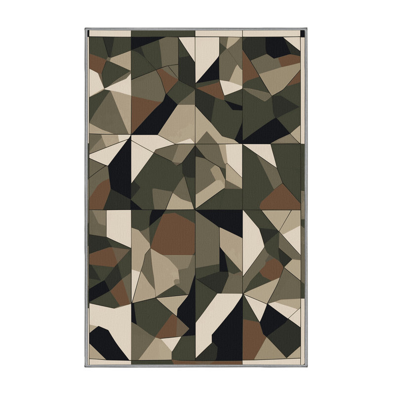 Grid Pulse Rug, Rectangle 8' x 12'