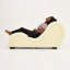 Faux Leather Chaise Lounge-114456911