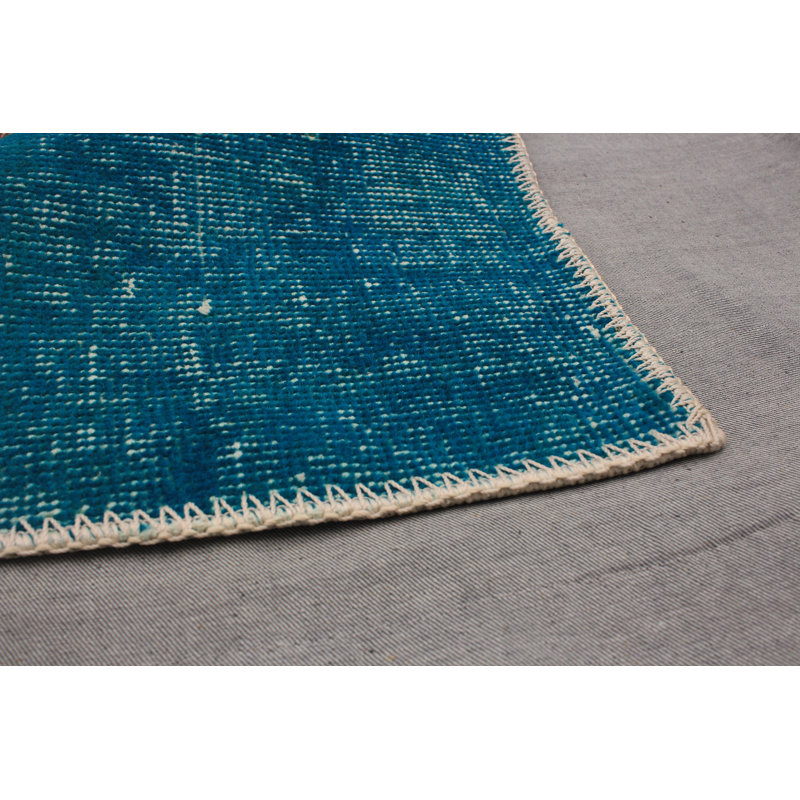 Tapis unique en laine noué à la main patchwork brun / rose foncé 4 pi 10 po x 6 pi 7 po Kamera