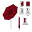 Parasol de marché éclairé avec base 118,2 po Iconya-861162702