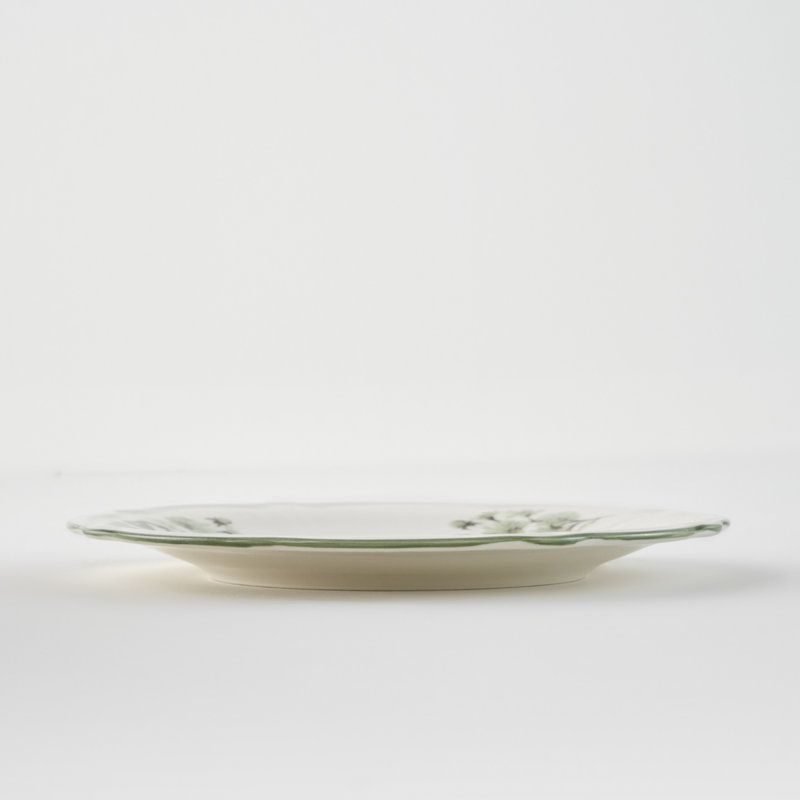 Julia Stoneware Oval Serving Platter, 8.25" H x 5.25" W x 2" D