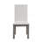 Rustic Design Dining Table 5Pc Set Gray Finish Table W Extension Leaf And 4X Fabric Upholstered Side Chairs Modern Dining Room Furniture-728504743