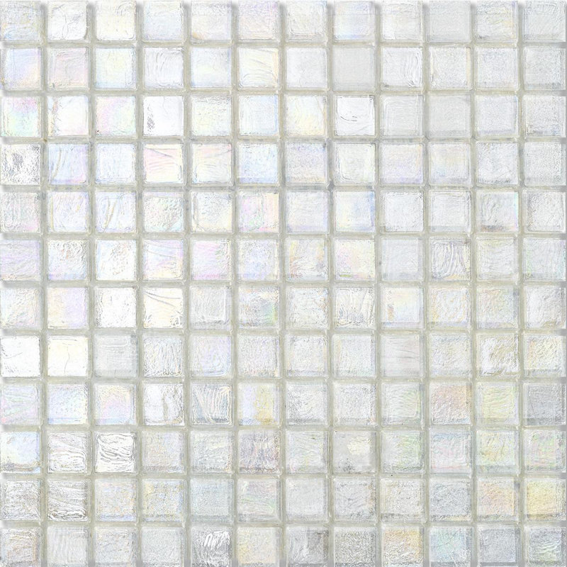 Flax 7/8" x 7/8" Cubes Glass Mosaic