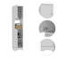Armoire à linge à 1 tablette Brighton-1114963849