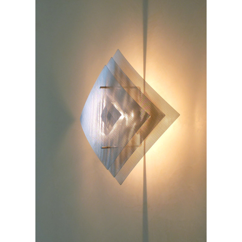 Eclipse 1 - Light Flush Mounted Sconce, E14, 14.5" H x 13" W x 6" D