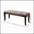 Linon Tufted Bench, Fabric
