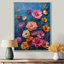 Reproduction d'art mural rose mauve frénésie - II