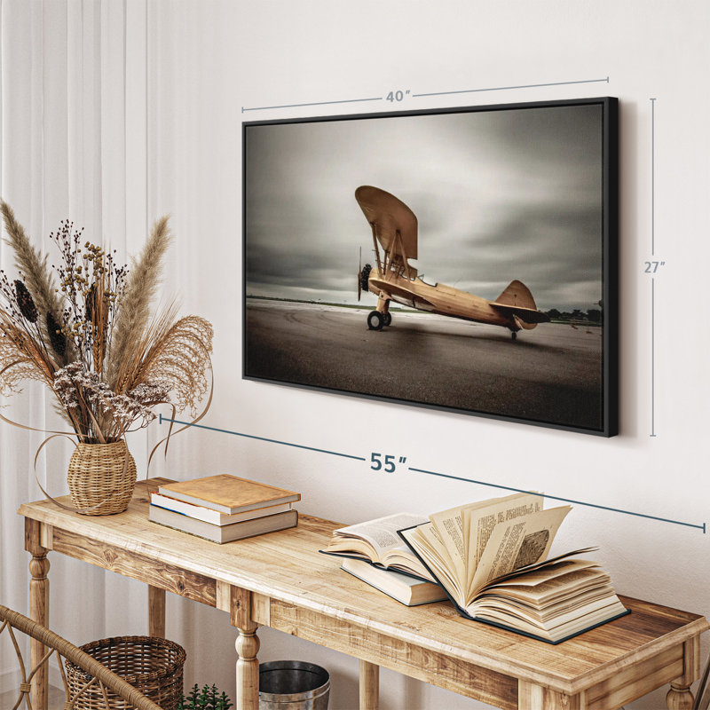 " Biplane Wall Art ", 40" H x 27" W