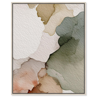 Reproduction sur toile «Aural Earth on Beige II» par Art Remedy