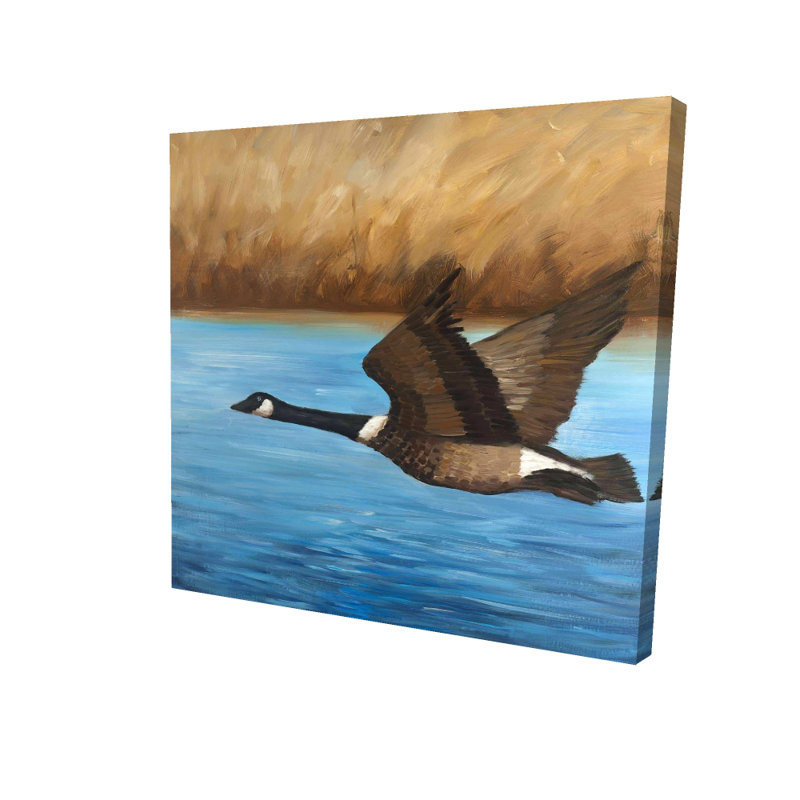 Toile rustique Canada Goose | Décoration d'oiseau chambre d'oiseau