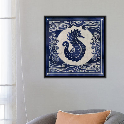 «Ink Seahorse», impression sur toile