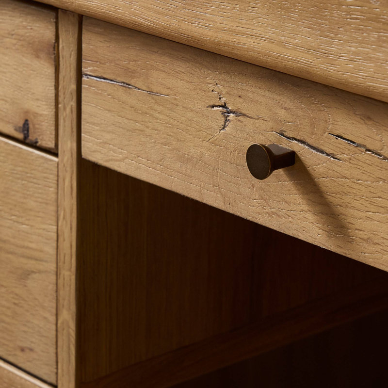 Nico Desk-Aged Natural Oak Veneer