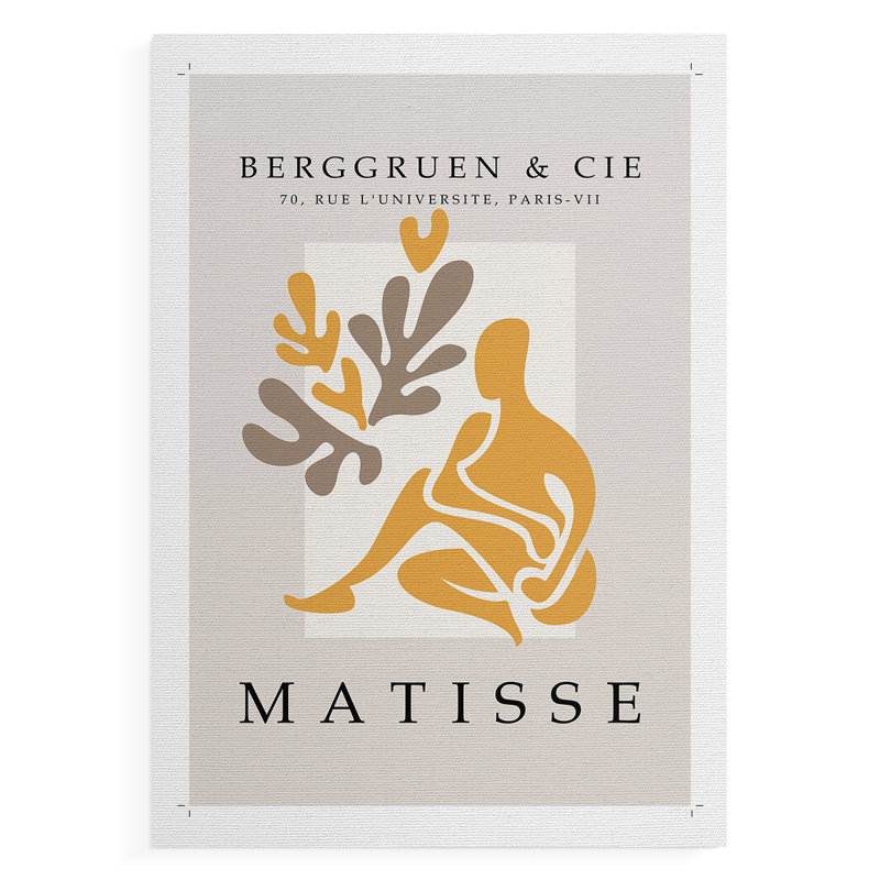 Matisse CDLxxx III, reproduction encadrée - reproduction de toile seulement - non encadrée, H 36 po x l 24 po