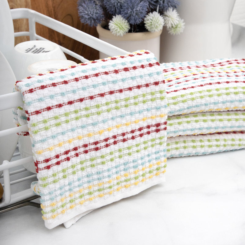 RITZ Cotton Pebble Bar Mop Towels, Multi