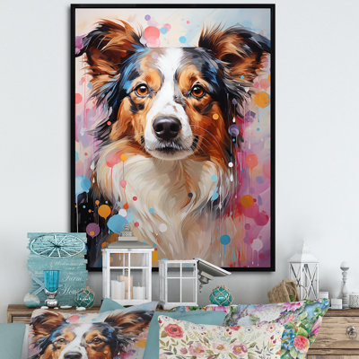 " Playful Collie Portrait "