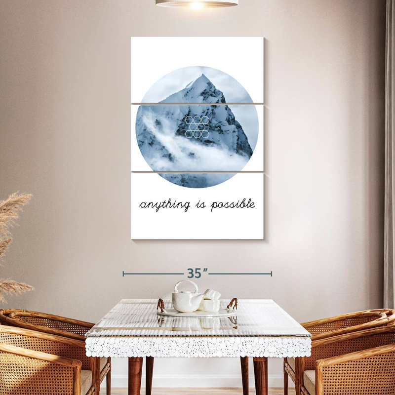 Geo Anything Is Possible, 32" H x 20" W