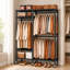 115.5 cm Adjustable Rolling Clothes Rack-1934533203
