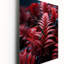Horloge murale rose avec fougères roses Crimson Solitude-99631930