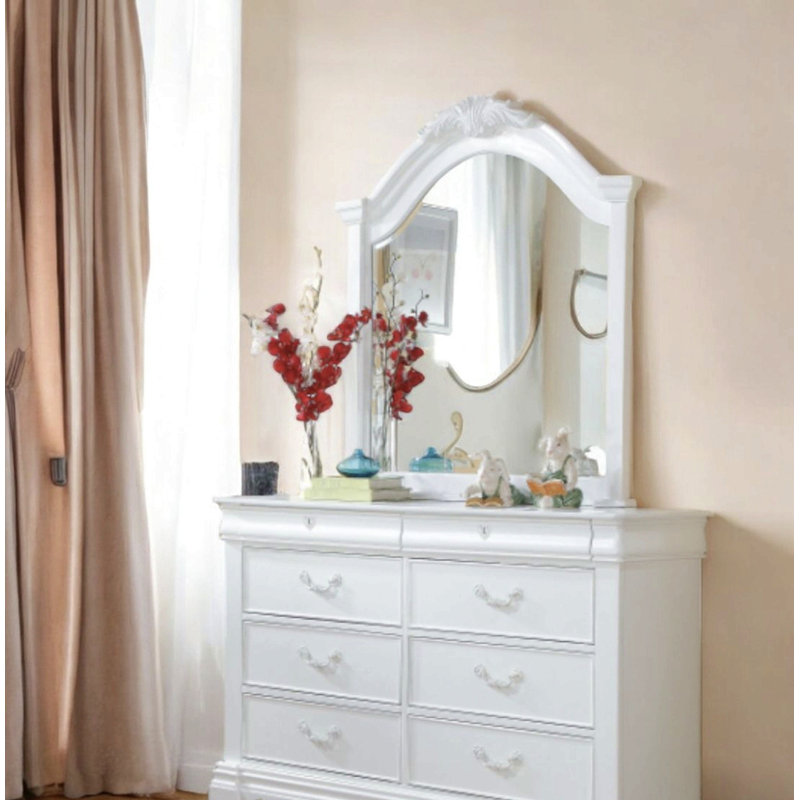 White Finish Mirror