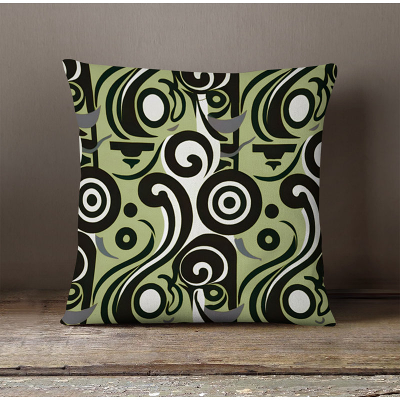 Throw Pillow, 16"H x 16"W, Pillow Cover Only - No Insert