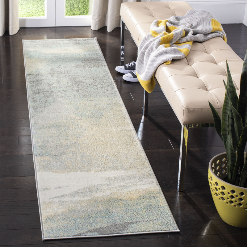 Tiberius Abstract Area Rug, Runner 61 x 244cm