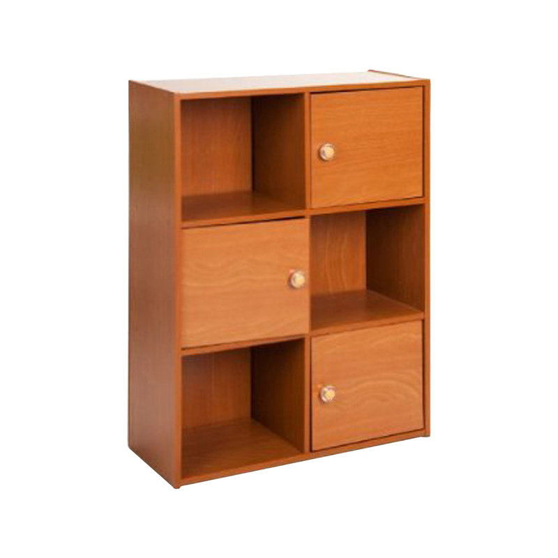 Bibliothèque à cubes H 31,5 "x l 23,6" Cotten, Cerisier clair
