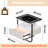 Modern 1 - Drawer Nightstand With Wireless Charging, Led Lights, Bluetooth Player And 3 Lighting Select