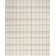 Rectangle Yeraldo Plaid Machine Woven Polypropylene Area Rug in Cream/Ivory