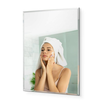 Trelon Mirror with Hooks