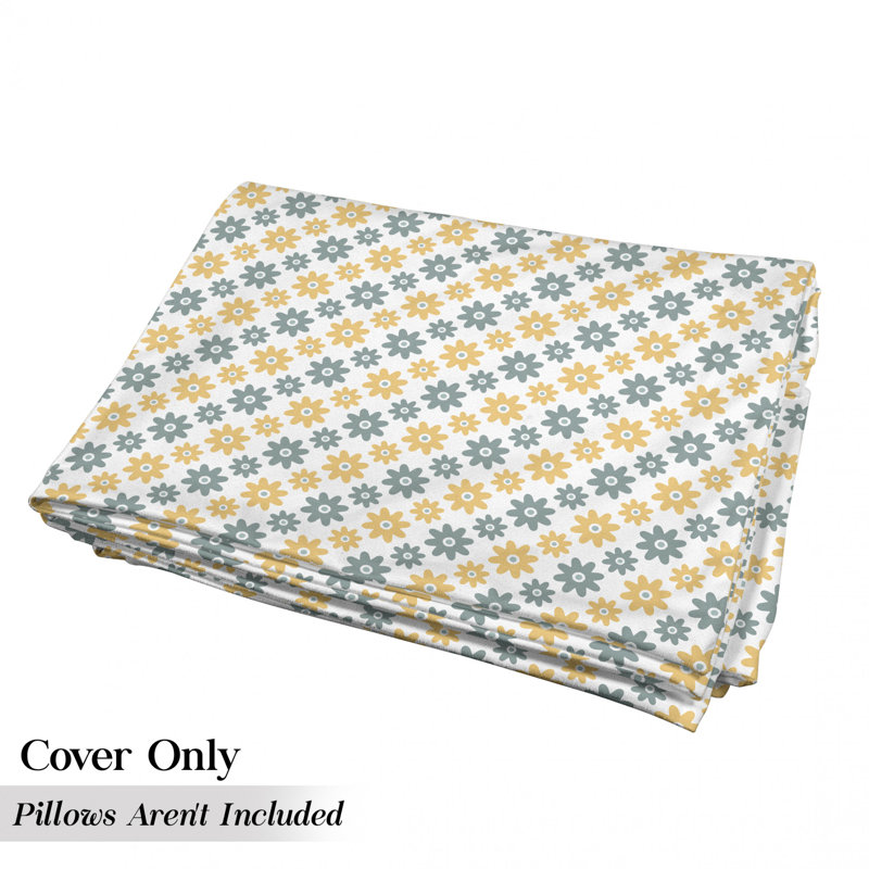Housse de coussin d'extérieur Lives Wildflowers Daisies, H 2 po x l 36 po x P 88 po