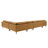 Allysson 174" Wide Leather Match Right Hand Facing Modular Corner Sectional with Ottoman-1138062750