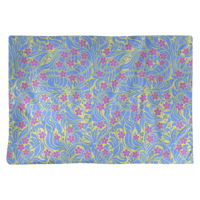 Napperon en coton 18 po swirly floral