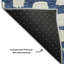Tapis bleu marine de qualité supérieure lavable à la machine Prisco-936104716
