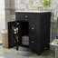 Meuble-lavabo de rangement avec lavabo en céramique-698099060
