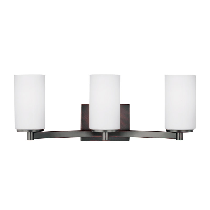 Hettinger 3 - Light Dimmable Vanity Light, Burnt Sienna