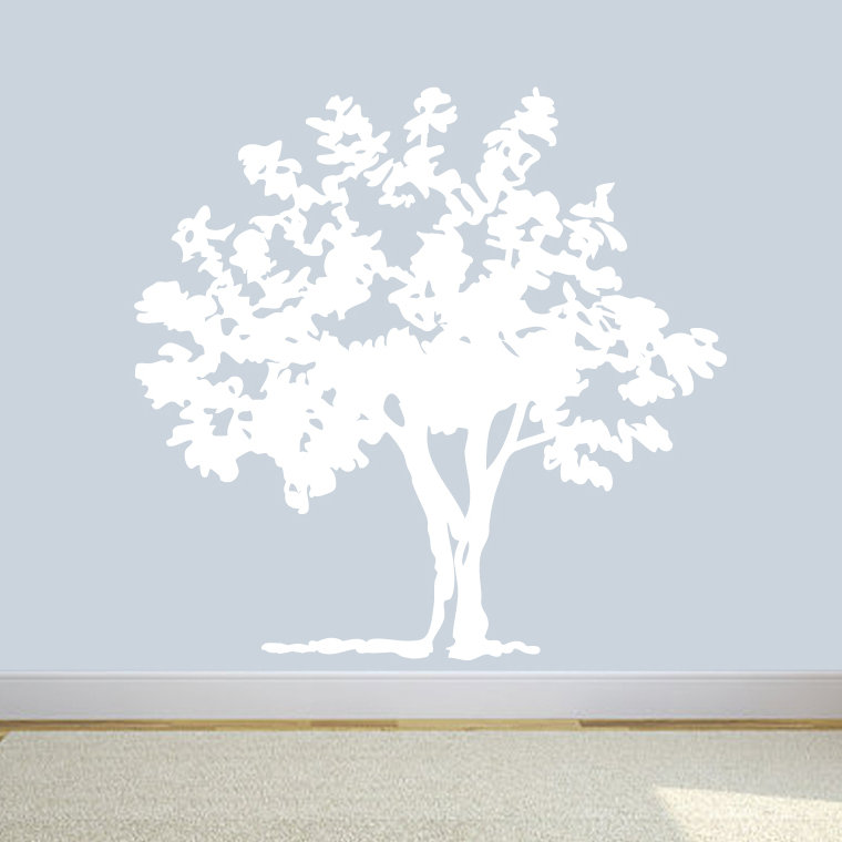 Décalcomanie murale arbre contes, Blanc